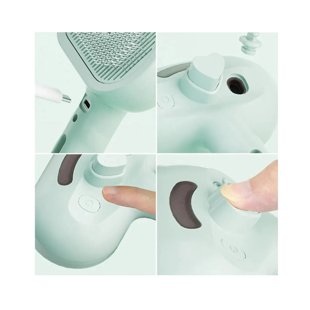 Pet Electric Steam Brush