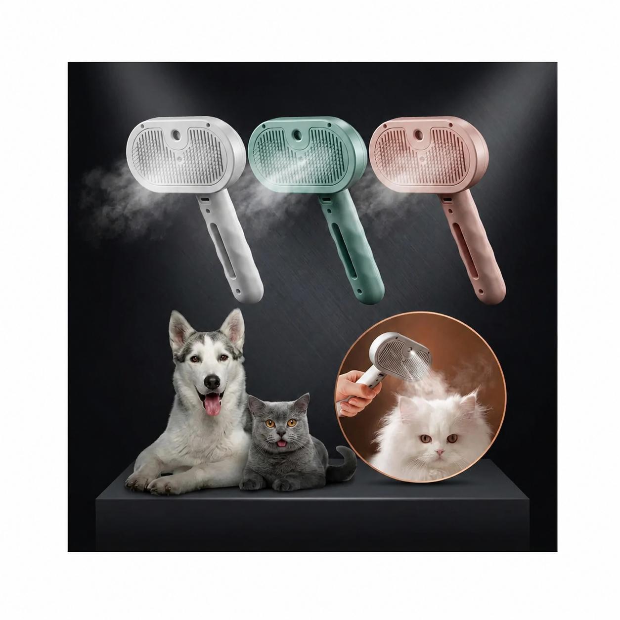 Pet Electric Steam Brush